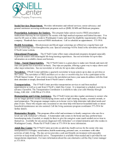 Social Services Department. Provides information and referral