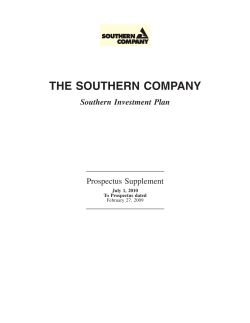 Southern Investment Plan