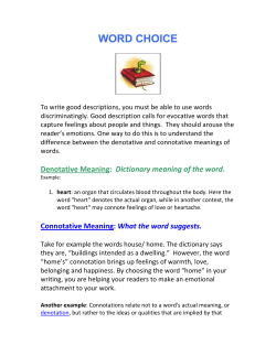 WORD CHOICE - WordPress.com