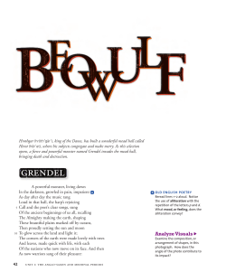 Beowulf Chapter 1