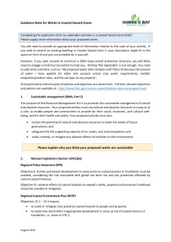Activities in the Coastal Hazard Zone PDF