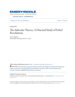 The Saltwater Theory: A Directed Study of Failed Revolutions