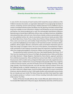 Diversity Around the Corner and Around the World - Purdue e-Pubs