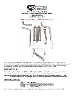 2004-15 Nissan Titan V8, 5.6L BlackHeart Cat-Back