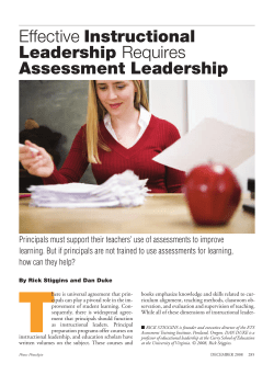 Assessment Leadership