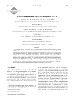 Coplanar Doppler Lidar Retrieval of Rotors from T