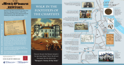 Chartist Walk Leaflet and Map English