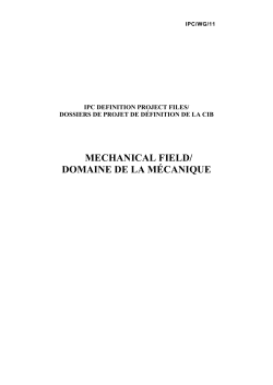 IPC/WG/11/IPC DEFINITION PROJECT FILES