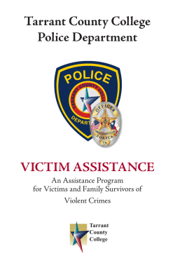 Victim Assistance Brochure – TCC Police Department