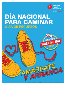 d&iacute;a nacional para caminar