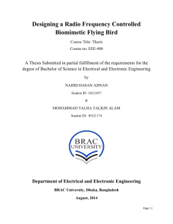 Designing a Radio Frequency Controlled Biomimetic