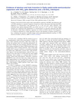Evidence of electron and hole inversion in GaAs metal