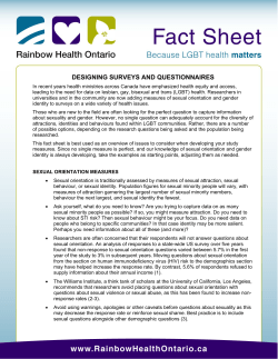 rho fact sheet: supporting gender independent children and their