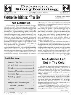 Constructive Criticism: &ldquo;True Lies&rdquo;