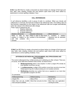 Q No1 Use MS Word to create a document as shown below (no