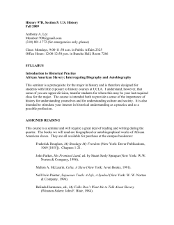 History 97D, Section 5 - H-Net