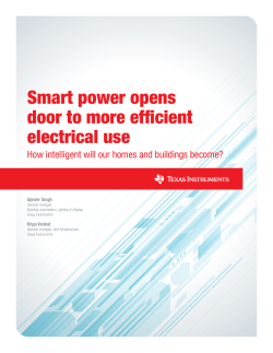 Smart power opens door to more efficient