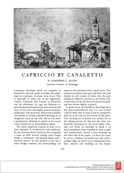 capriccio canaletto