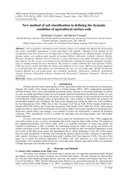 New method of soil classification in defining the dynamic condition