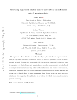 Measuring high-order photon-number correlations in multimode