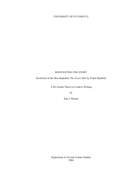 Inventions in the film adaptation The Green Mile by Frank