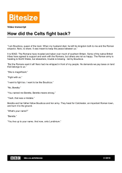 How did the Celts fight back?