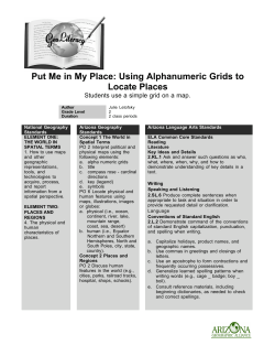 Put Me in My Place: Using Alphanumeric Grids to Locate Places