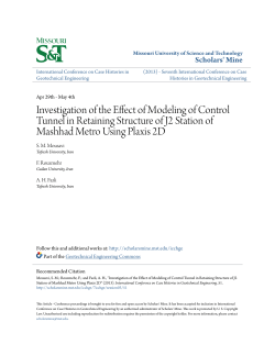 Investigation of the Effect of Modeling of Control