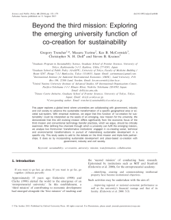 Beyond the third mission: Exploring the emerging