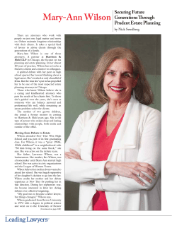 Mary-Ann Wilson - Leading Lawyers