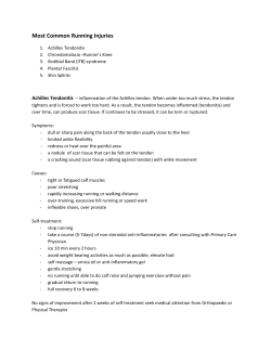 Most Common Running Injuries