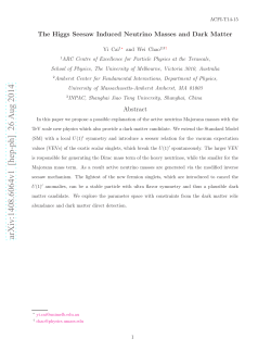 The Higgs Seesaw Induced Neutrino Mass and Dark Matter