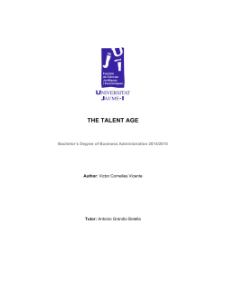 the talent age - Repositori UJI