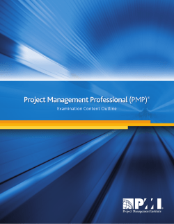Project Management Professional (PMP)&reg;