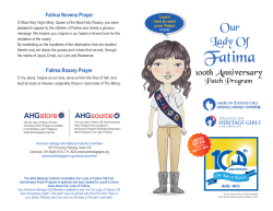 Fatima - American Heritage Girls