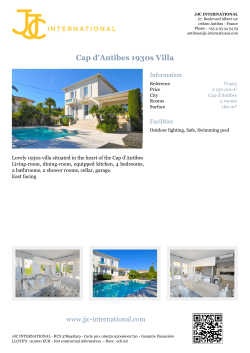 Cap d`Antibes 1930s Villa