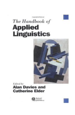 The Handbook of Applied Linguistics