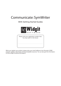 SymWriter v1.1 Manual
