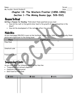 Unit 2 West Textbook Notetaking