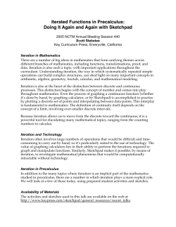 Student Sheets ( file)