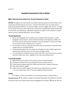 HatchetUnitEssayAssessment