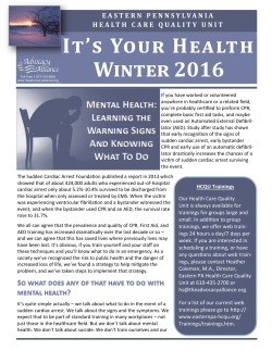 It`s Your Health Winter 2016