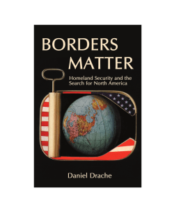 Homeland Securtiy and the Search for North America, Chapters 1, 2, 3