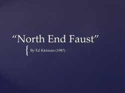 North End Faust