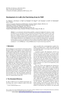Development of a LaBr3\(Ce\) Fast