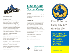 Elite 35 Girls Soccer Camp - Muskegon Community College