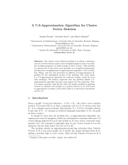 A 7/3-approximation for cluster vertex deletion