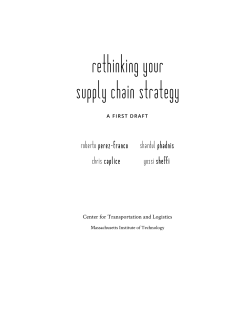 rethinking your supply chain strategy