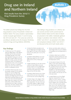 PDF (Drug use in Ireland and Northern Ireland: 2010/2011)