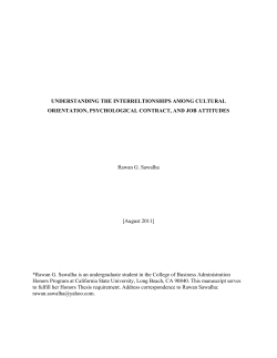 Understanding the Interrelationships Among Cultural Orientation